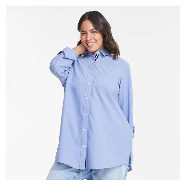 Women+ Tunic Shirt - Powder Blue