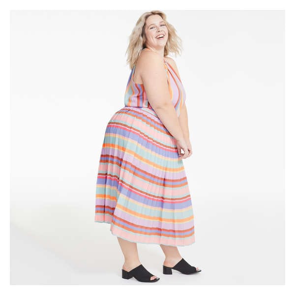 Women+ Halter Dress - Pale Green
