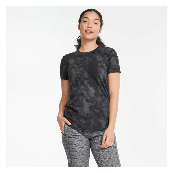 Crew Neck Active Tee - Dark Grey