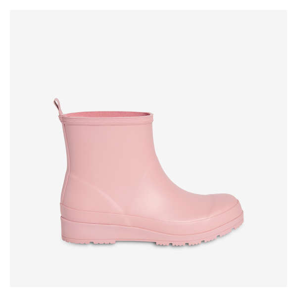 Wedge Rain Boots - Pink