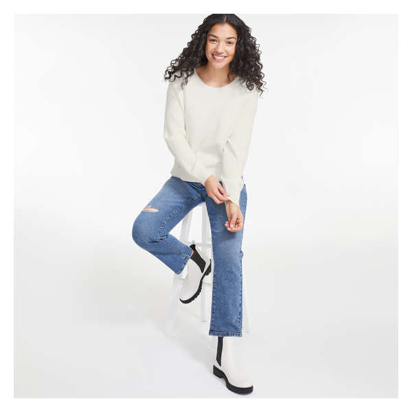 Textured Sweater - Ivory