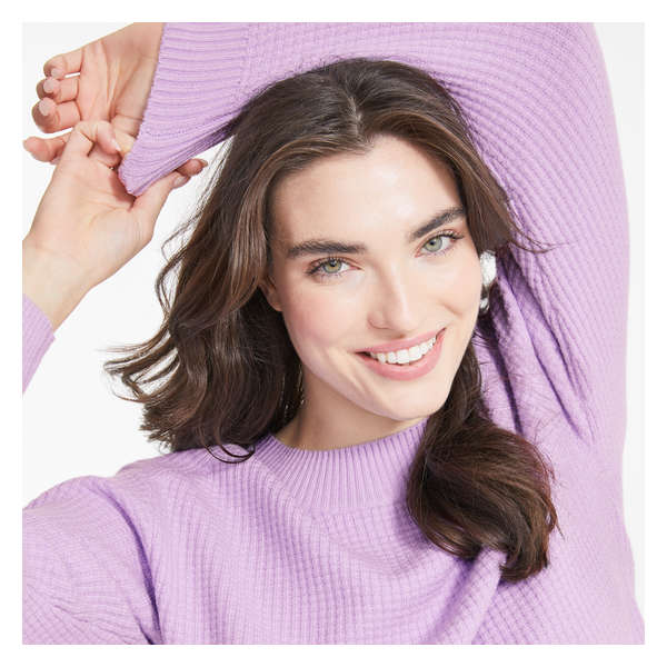 Textured Sweater - Lavender