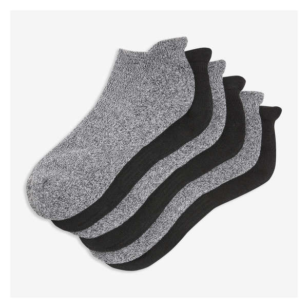 6 Pack Low-Cut Socks - Black