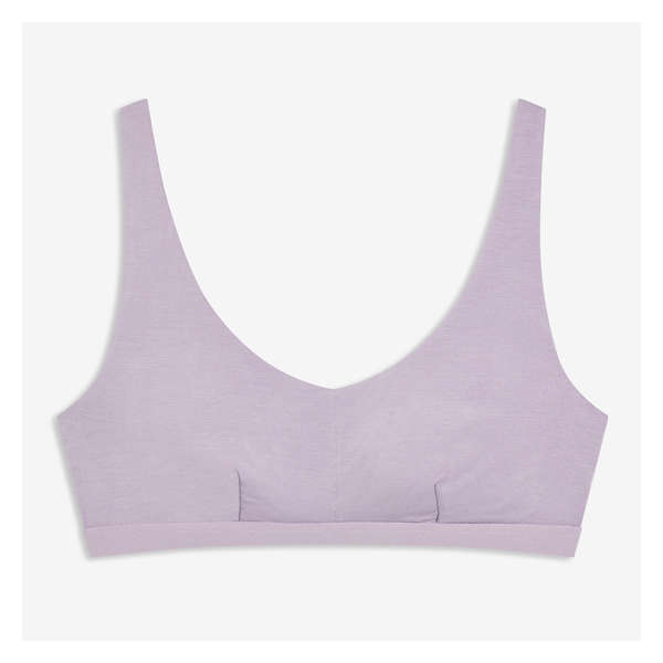 Lace Back Bralette - Lavender