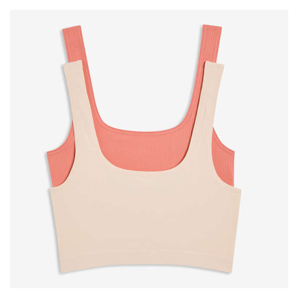 2 Pack Seamless Bralette - Clay