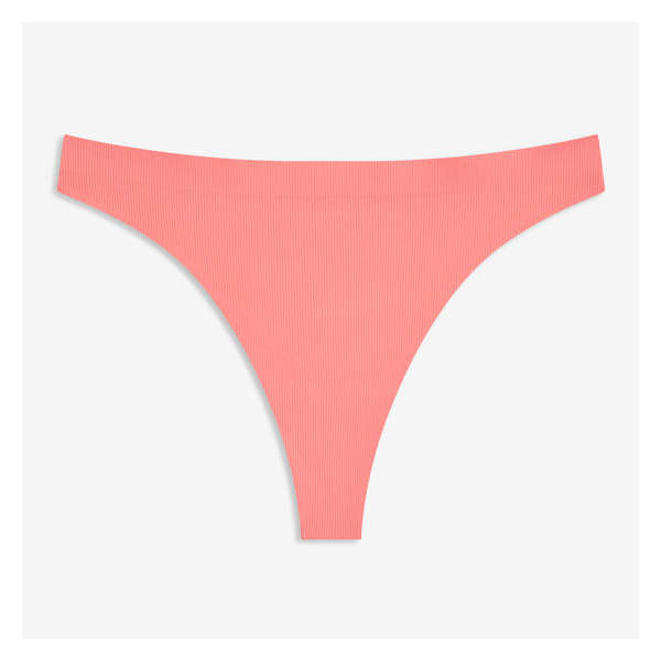 Bonded Thong - Coral