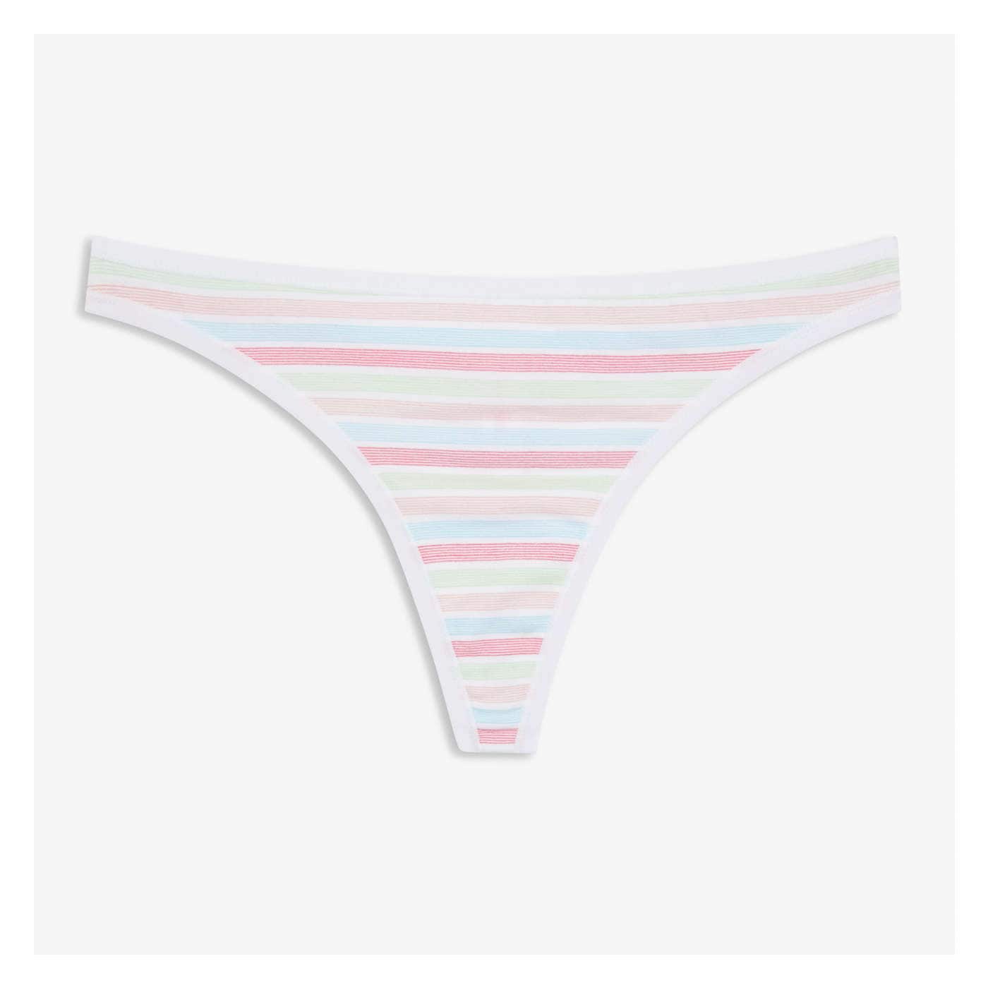 Women's Tommy Hilfiger R91T002 Classic Cotton Logoband Thong - 3 Pack