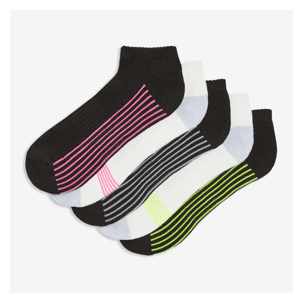 5 Pack Low-Cut Socks - Black