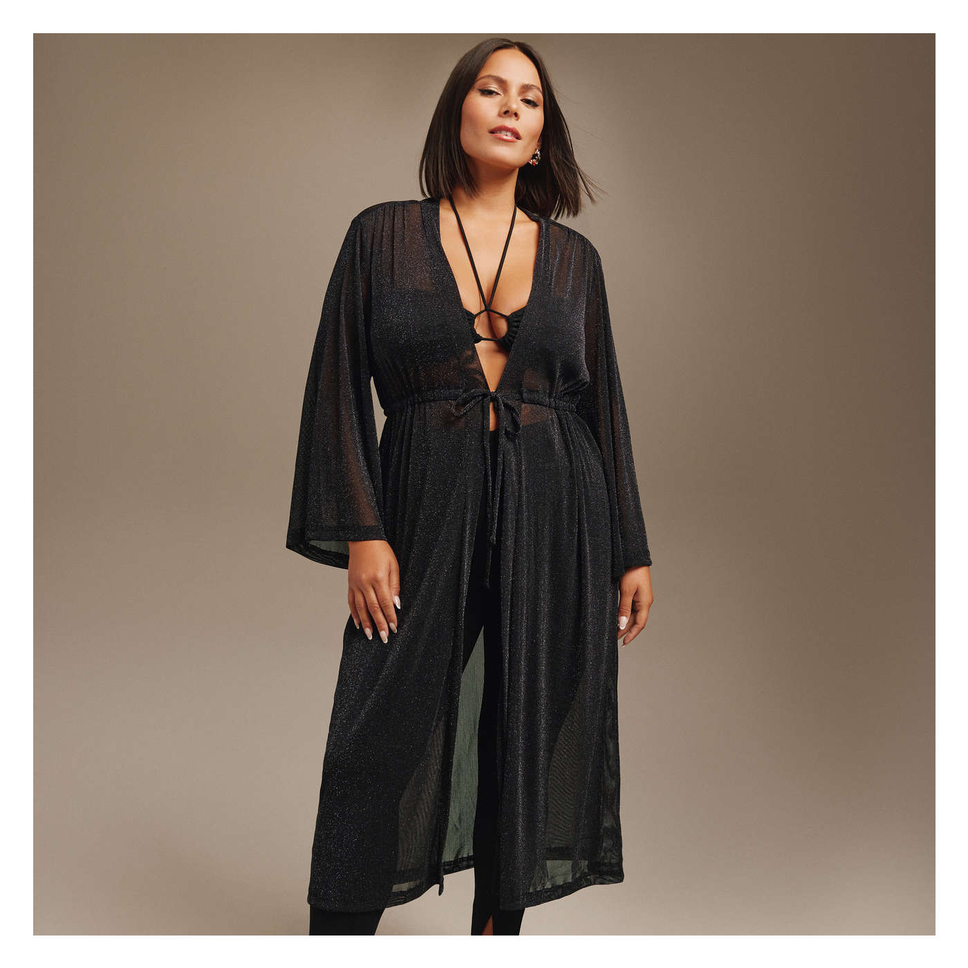 Robe in Black from Joe Fresh