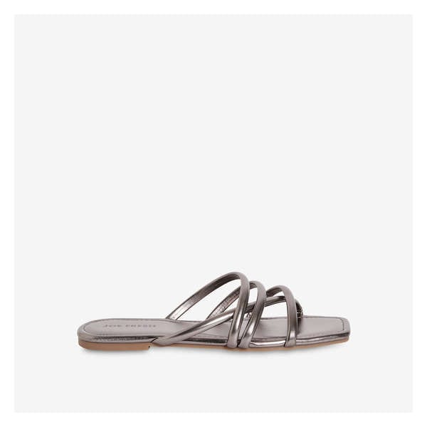 Flat Sandals - Silver