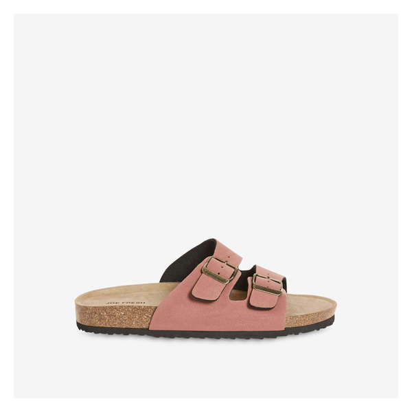 Double-Strap Sandals - Light Brown