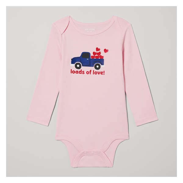 Baby Boys' Graphic Bodysuit - Pastel Pink