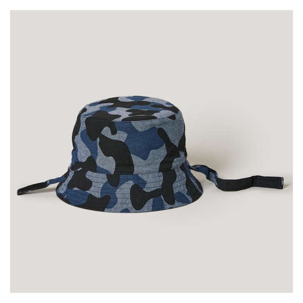 Baby Boys' Reversible Bucket Hat - Blue