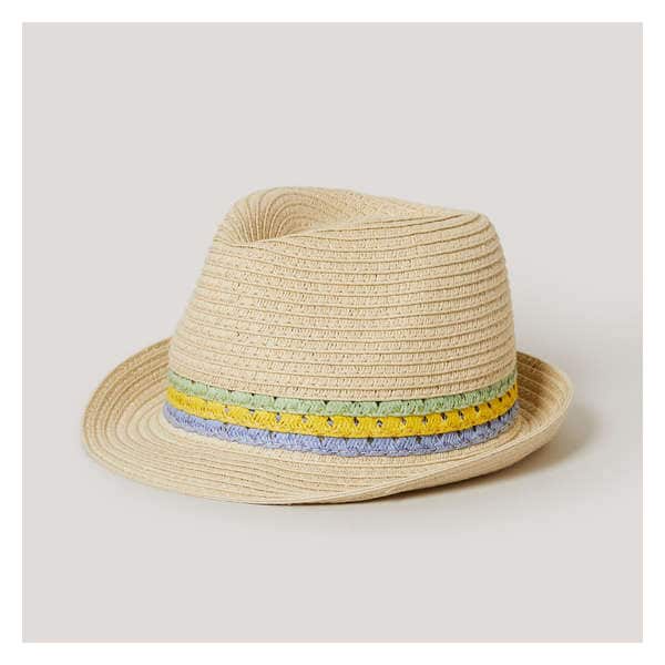 Baby Boys' Straw Hat - Light Taupe