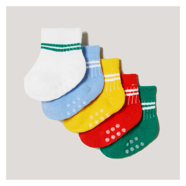 Baby Boys' 5 Pack Crew Socks - Multi