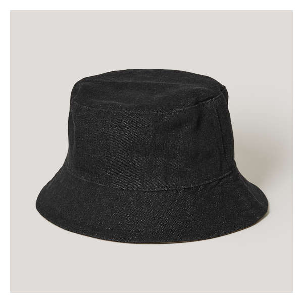 Kid Boys' Reversible Bucket Hat - Black