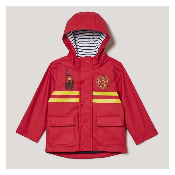 Toddler Boys' Raincoat - Red