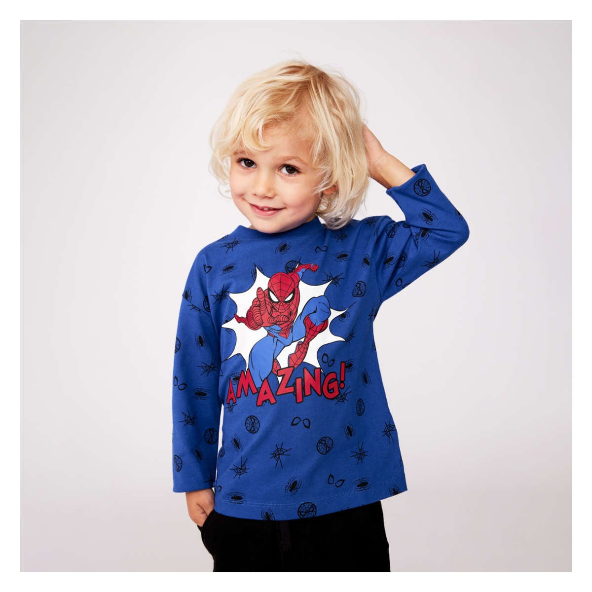 spiderman long sleeve shirt toddler
