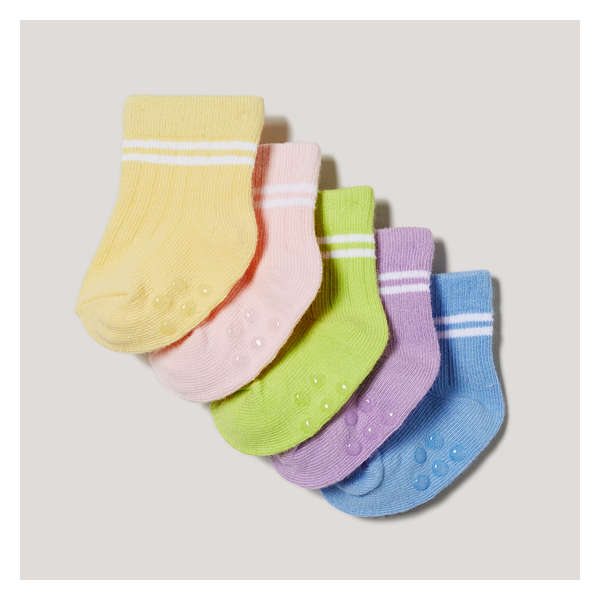 Baby Girls' 5 Pack Crew Socks - Multi