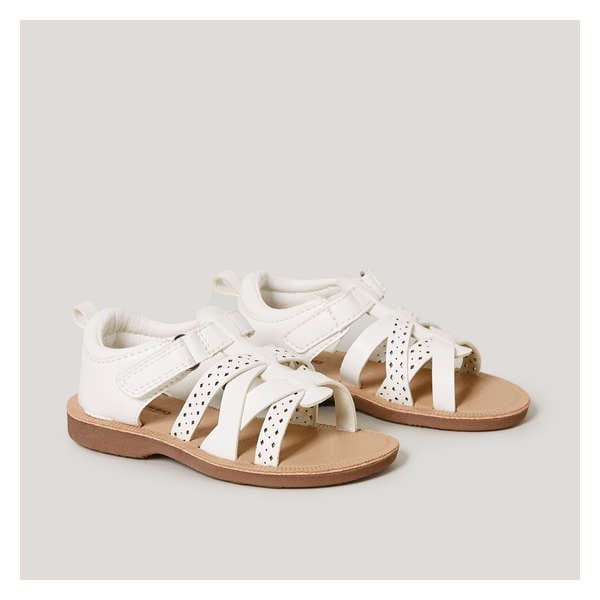 Baby Girls' Sandals - White