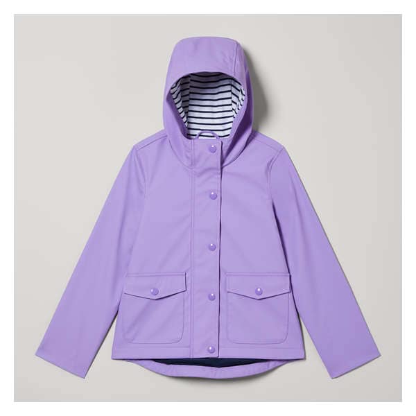 Kid Girls' Raincoat - Purple