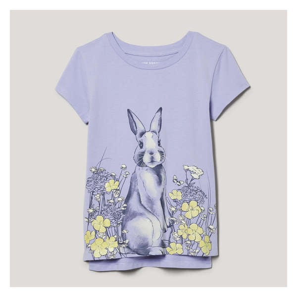 Kid Girls' Graphic T-Shirt - Lavender