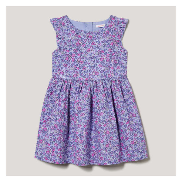 Kid Girls' Flutter Sleeve Dress - Lavender