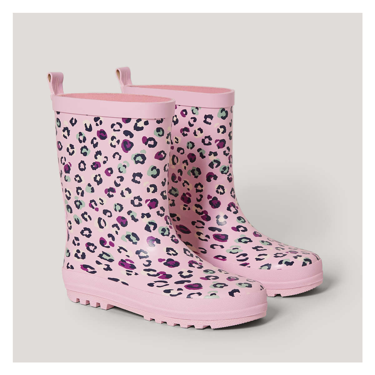 Girls leopard deals rain boots