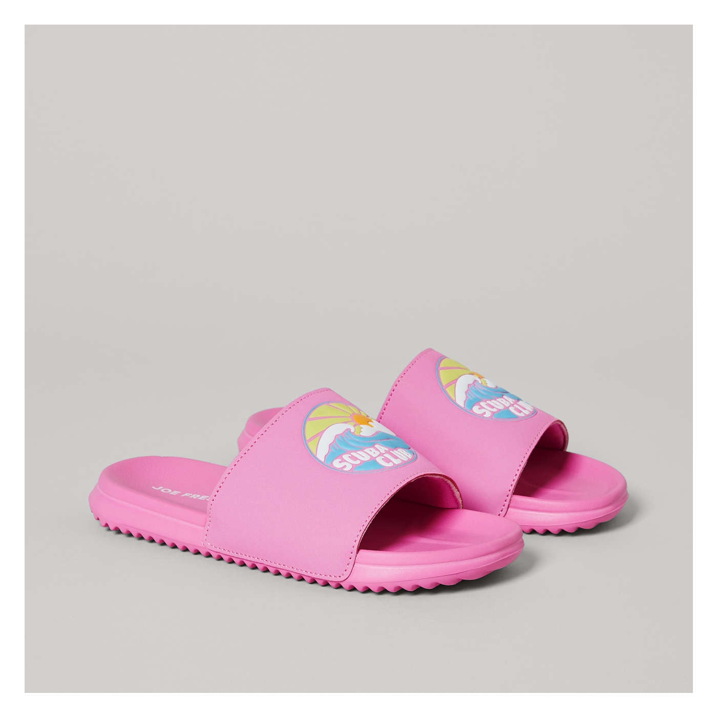 Pink and blue store slides