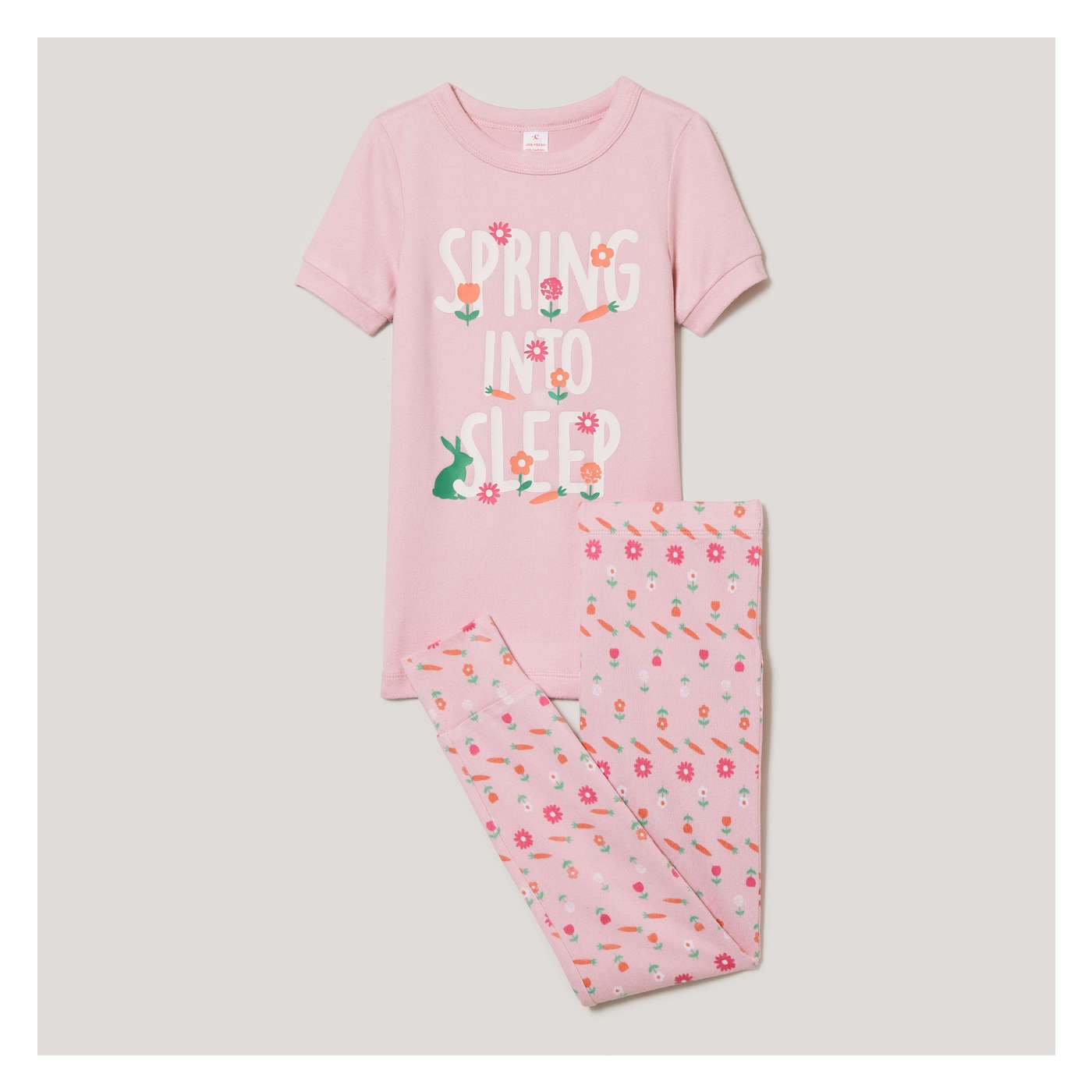 Women+ 2 Piece Pajama Set in Dark Pink from Joe Fresh