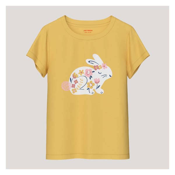 Toddler Girls' Graphic T-Shirt - Dusty Yellow
