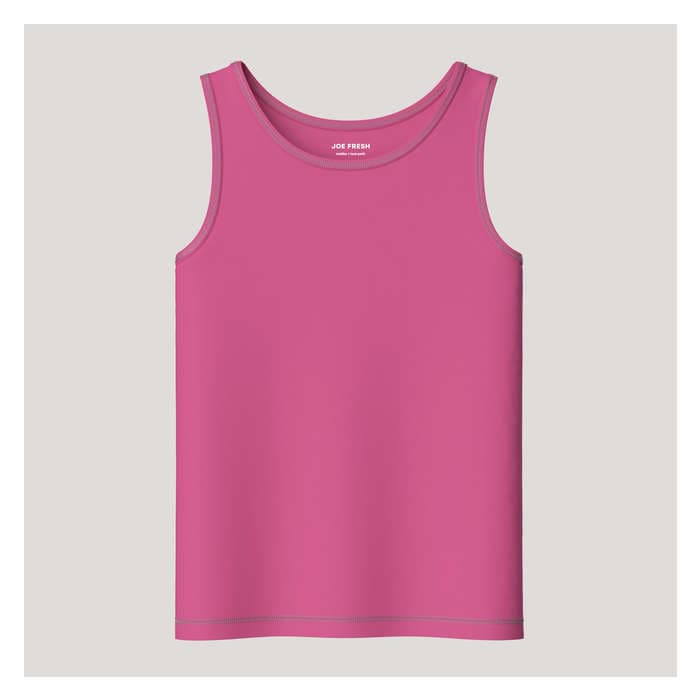 Toddler Girls' Rib Tank, Fuchsia (Size 5) from Joe Fresh