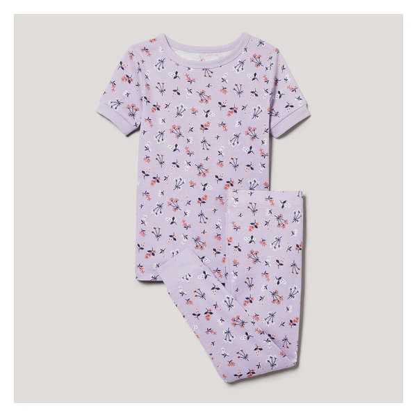 Gender-Free Toddler 2 Piece Sleep Set - Lilac