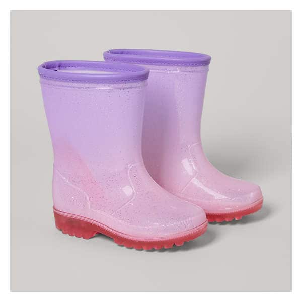 Toddler Girls' Glitter Rain Boots - Light Purple