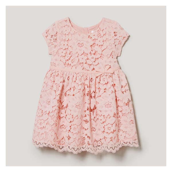 Toddler Girls' Lace Dress - Light Pink