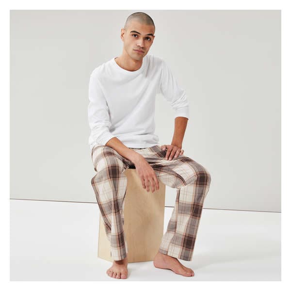 Men's Cotton Pajama Pant - Brown