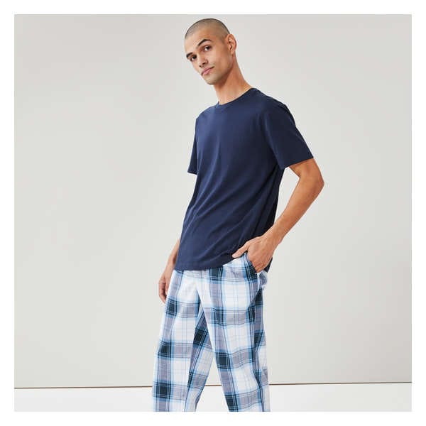 Men's Cotton Pajama Pant - Dark Blue
