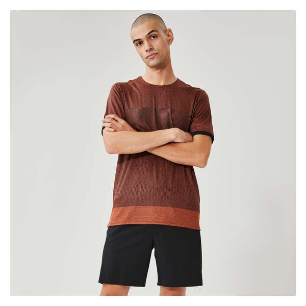 Men's Moisture-Wicking Active T-Shirt - Orange