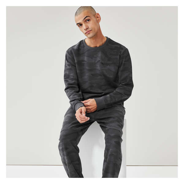 Men's Fleece Active Pullover - Black