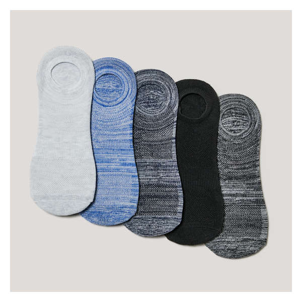 Men's 5 Pack Liner Socks - Black