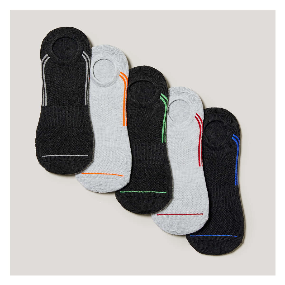 Multi Color Basic 2In1 Liner Socks - Men Socks PH05LGRL22IYMIXSTD