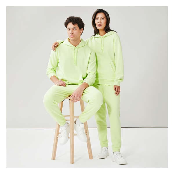 Gender-Free Adult Terry Jogger - Light Lime Green