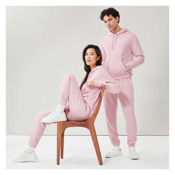 Gender-Free Adult Terry Jogger - Pastel Pink