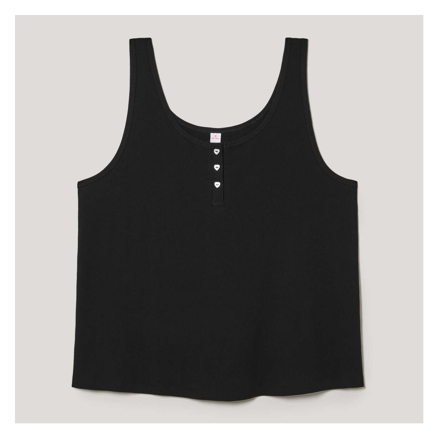 Women+ Pajama Tank in Black from Joe Fresh