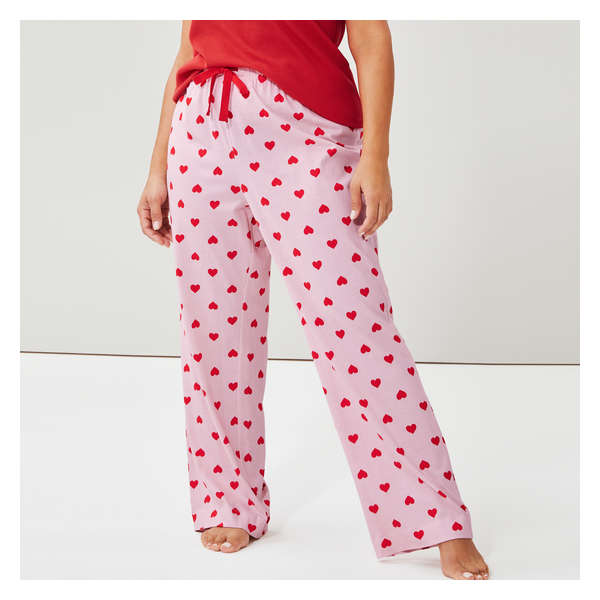 Women+ Cotton Pajama Pant - Light Pink