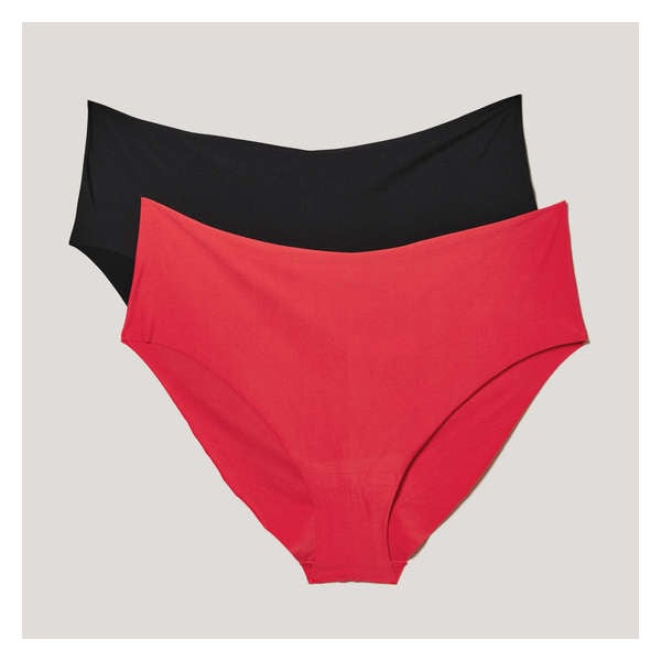 Women+ 2 Pack Cheeky Brief - Red