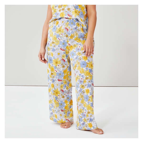 Women+ Wide Leg Pajama Pant - Dark Yellow