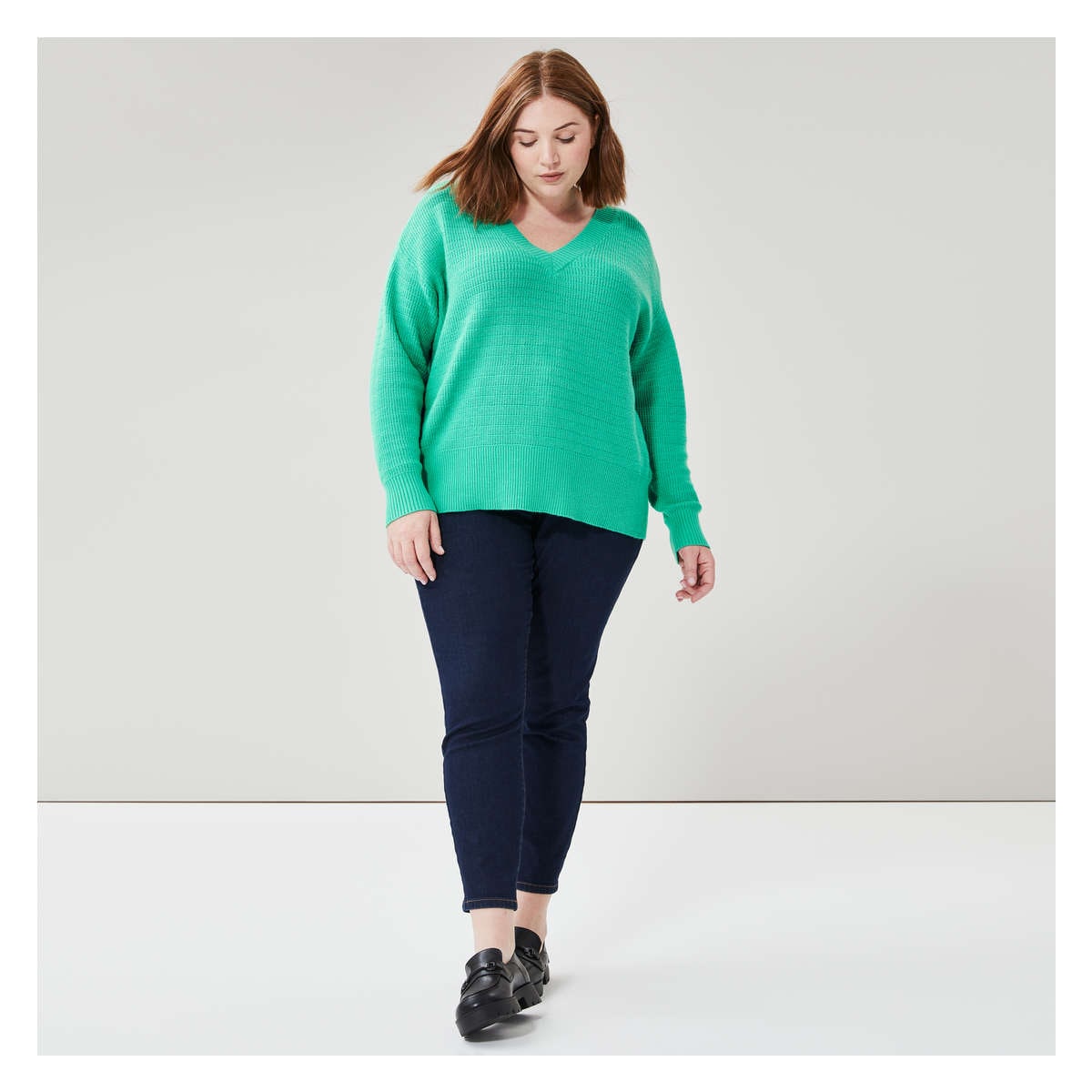 Women's Jeweled Pullover Sweatshirt - A New Day Dark Green 3X