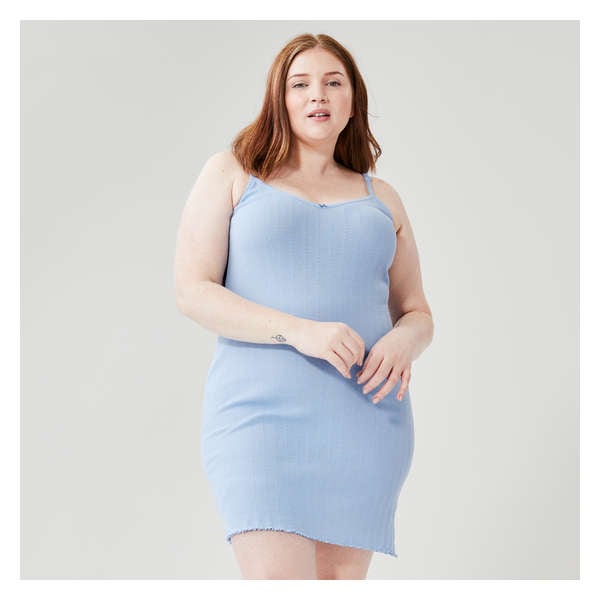 Women+ Slip Dress - Pastel Blue