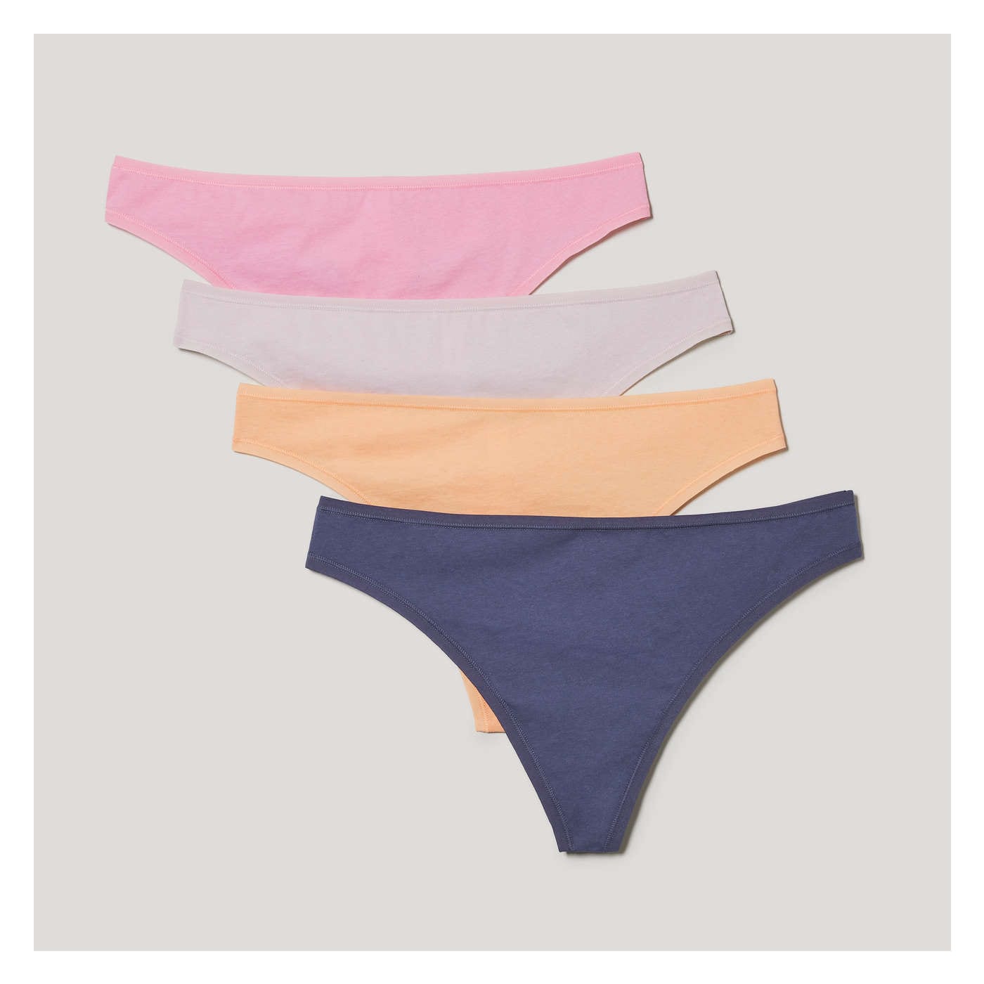 to-Go Panty Kit Includes 4 Items Seamless Thong Underwear Fresh
